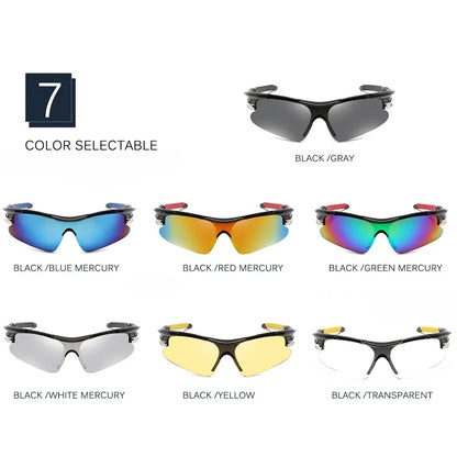 Sports Men Sunglasses Road Cycling Glasses Mountain Riding Protection Goggles Eyewear Mtb Bike Fishing Camping Outdoor Glasses