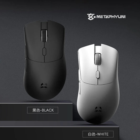 Metaphyuni Metapanda P1 belaidė pelė P1 Pro Max Paw3395L, mažos delsos, lengva e. sporto žaidimų pelė, ergonomiška, dovana PC žaidėjui