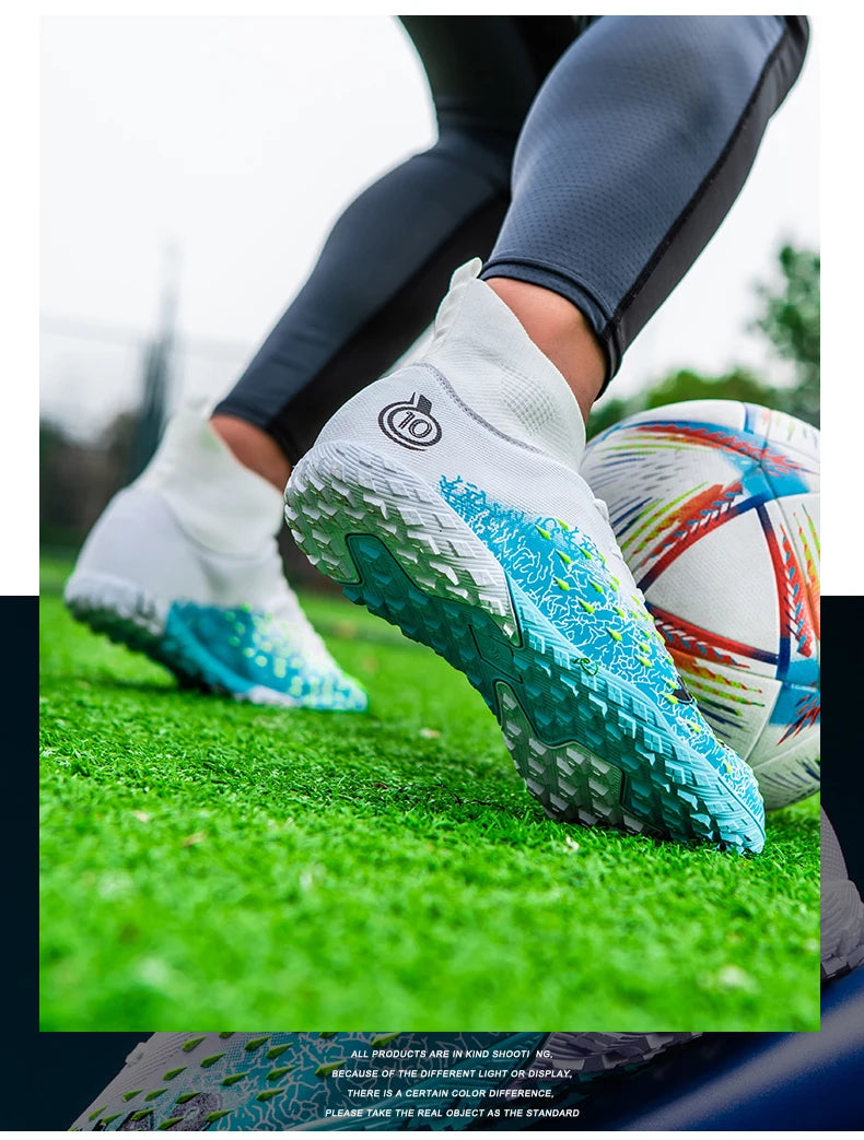 Chuteiras profissionais de futebol para homem, originais, para futebol indoor, relva e treino TF/FG