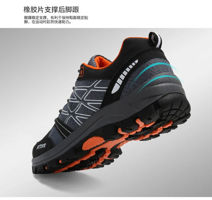Scarpe da trekking da uomo Brand in mesh traspirante, scarpe da viaggio outdoor impermeabili per caccia e pesca, scarpe sportive da montagna, fuoristrada e riding
