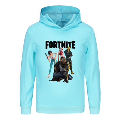 Hoodie Fortnite para Crianças Roupa de Princesa para Meninas Moda Bebé Rapazes Roupa Primavera Outono Sweatshirt Tops Infantis 4403