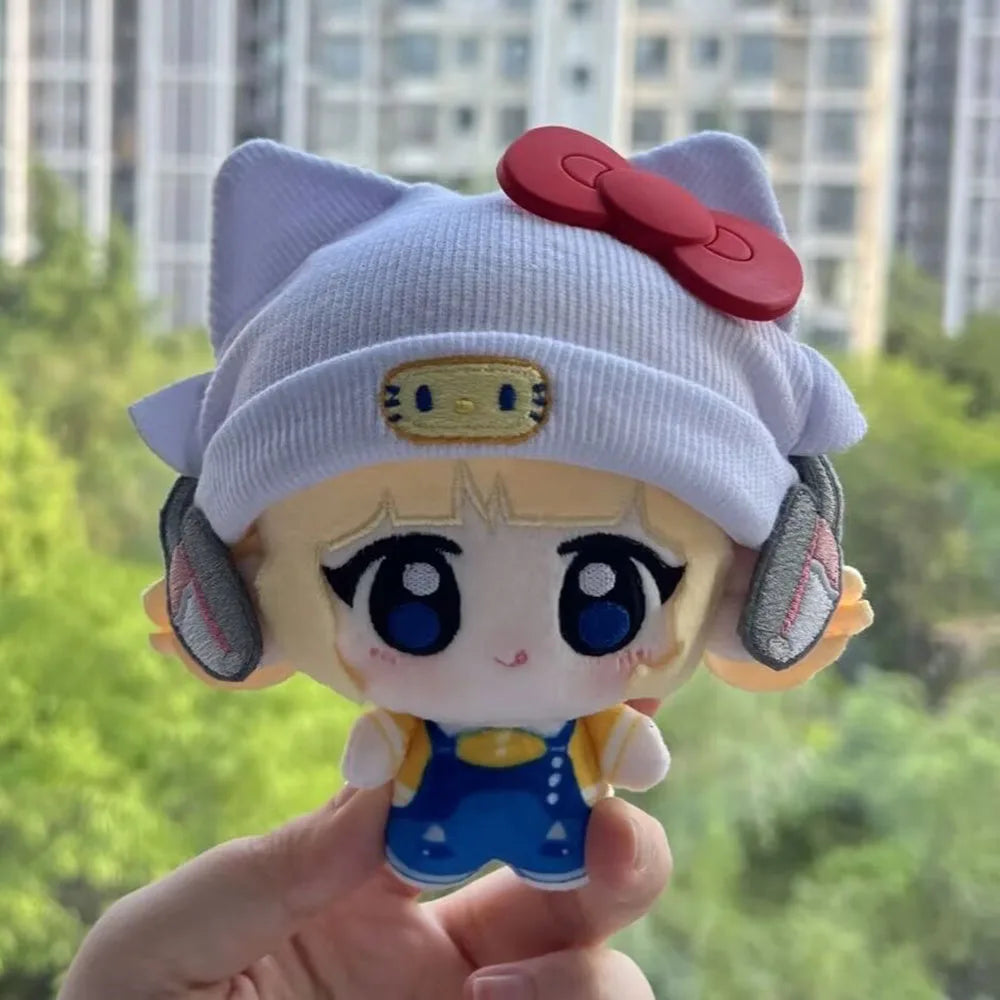 10cm плюшена кукла Overwatch Juno, декорация, анимационна плюшена играчка OW Juno, кукли за раница за фенове, колекционерски подарък за рожден ден