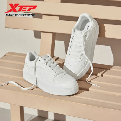 Zapatillas de skate Xtep: zapatillas deportivas ligeras de verano, suela gruesa, de caña baja, modernas y de estilo urbano 875319310016