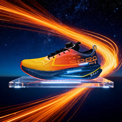 Men Marathon Running Shoes Carbon Board Specialty Sports Breathable Lightweight Women's Comfortable Athletic Nonskid Sneakers