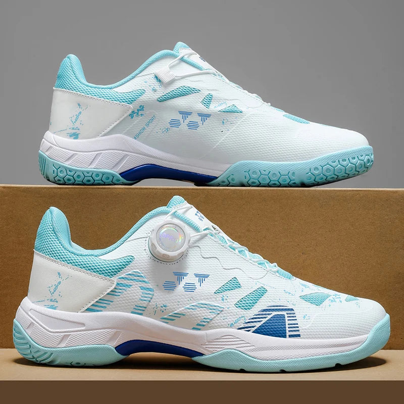 Badminton Shoes Men Training Sports Shoes Indoor and Ooutdoor Anti Slip Wear-resistant Mesh Breathable Table Tennis Tennis Shoes