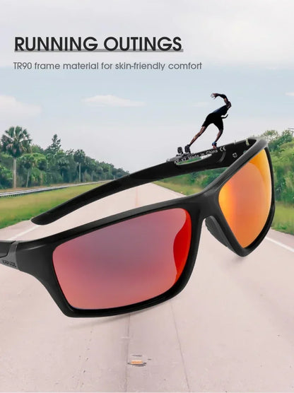Kapvoe Polarized Fishing Sunglasses Cycling Man Women UV400 Cycling Glasses Sports Goggles Bike Eyewear MTB Bicycle Glasses