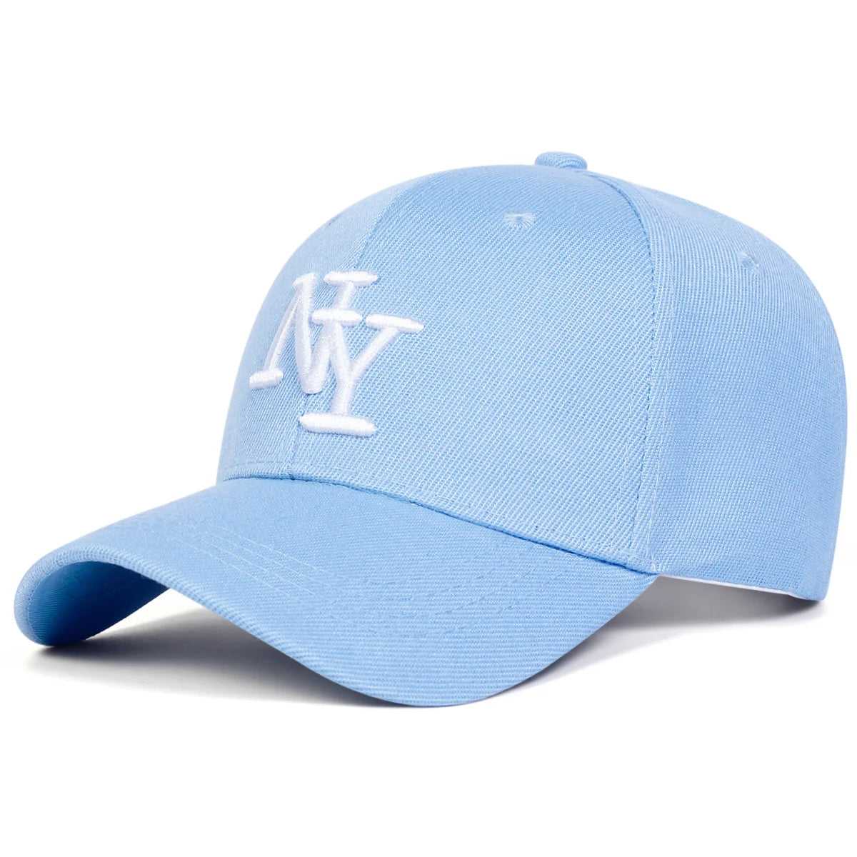Men's NY Embroidered Baseball Cap Adjustable Outdoor Casual Cap Suitable for Spring Autumn Outings Travel Beach Parties