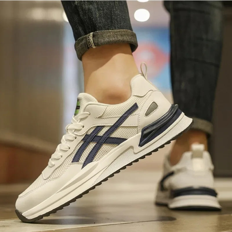 Męskie sneakersy, oddychające buty casualowe sznurowane, sportowe buty do biegania dla mężczyzn, buty tenisowe, tanie buty, wyprzedaż, darmowa wysyłka