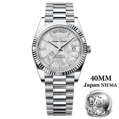 PAGANI DESIGN 2025 New Date Week 40MM Men's Watches Brand Luxury Gold Automatic Watch Men Waterproof Mechanical Wrist watch Men