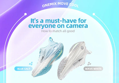 Zapatillas de running casual ONEMIX transpirables de verano para jogging, calzado deportivo ligero para hombre y mujer, gimnasio y exterior, con amortiguación
