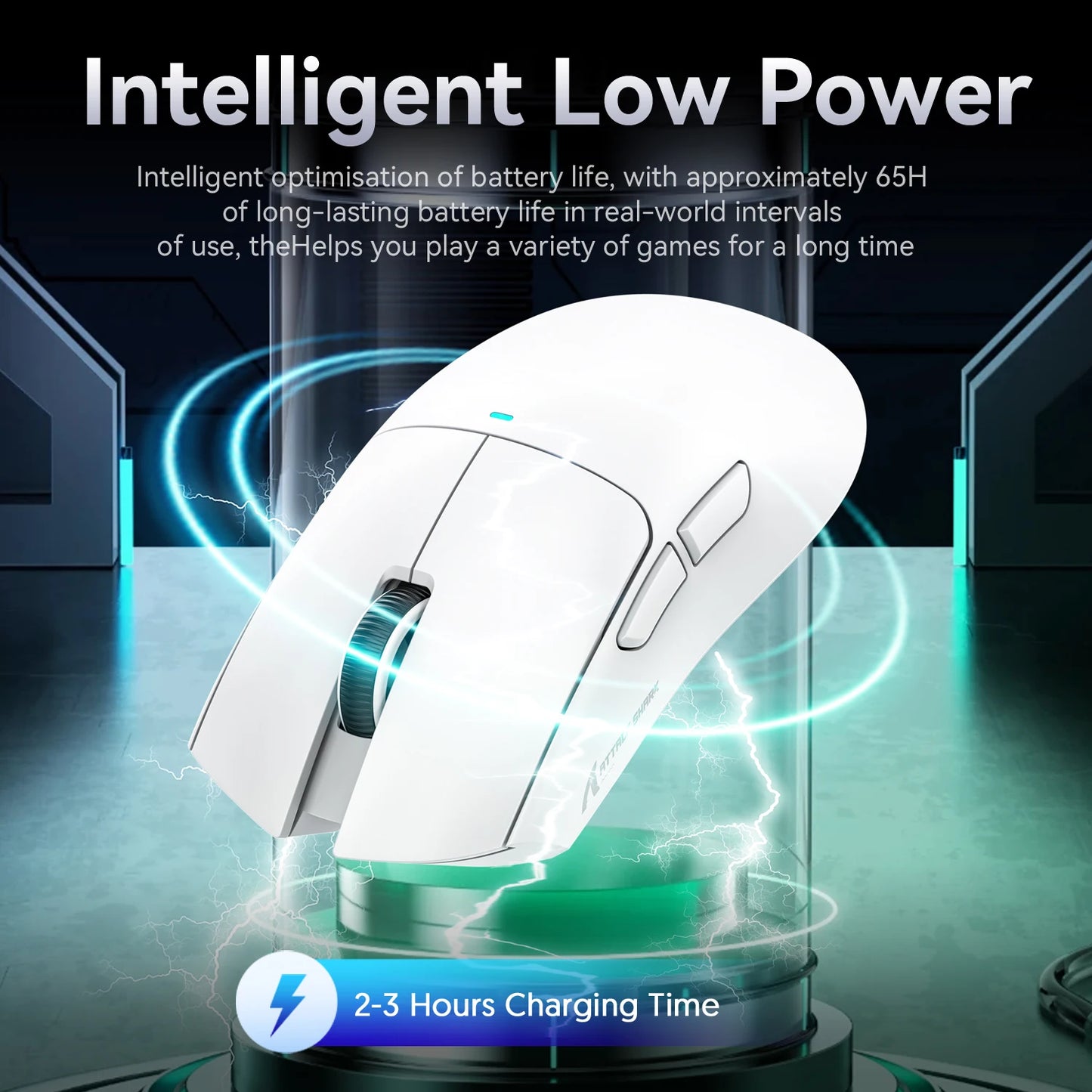 ATTACK SHARK X11SE Wireless Gaming Mouse Tri-Mode, 63g Superlight Gaming Mouse with PAW3311 Sensor, 22000 DPI, Bluetooth 5.2, 2.4G Wireless & Wired RGB Gaming Mouse
