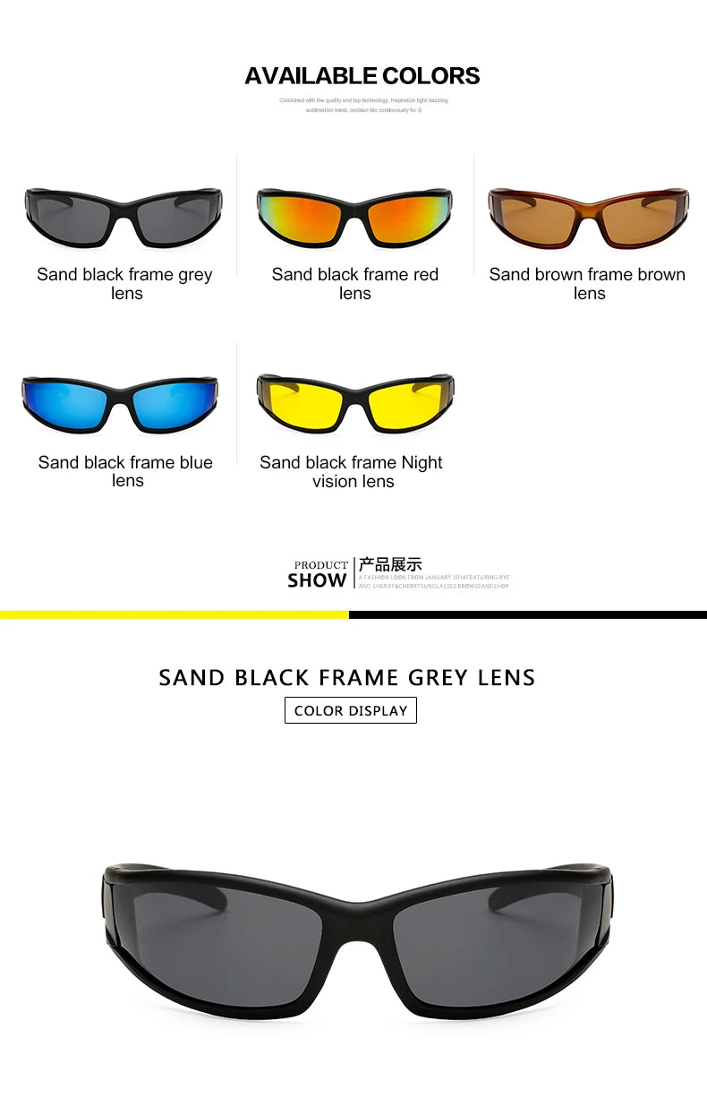 Fashion Polarization Sunglasses Night Vision Glasses Men Women Outdoor Sports Fishing Driving Sun Glasses UV400 Goggles
