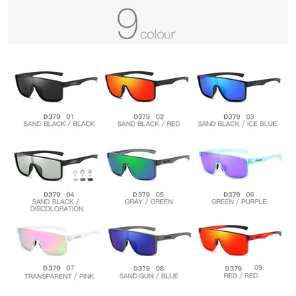 DUBERY Full Rim Polarized Sunglasses For Men And Women 9 Colors Model 379