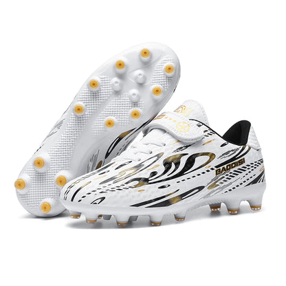 Chaussures de football pour enfants, garçons et filles, crampons d'entraînement, chaussures de football pour jeunes, chaussures de football pour petits/grands, chaussures de football professionnelles pour l'extérieur