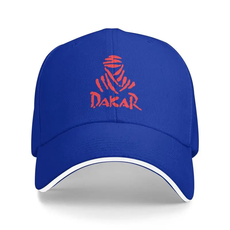 Motorcycle Dakar Rally Baseball Cap Retro Motor Off Road Racing Sandwich Hats for Men Women Breathable Dad Hat Running Golf