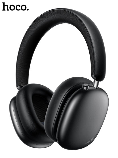 Casque sans fil HOCO W63 supra-auriculaire à réduction de bruit ANC avec fonction APP et micro pour appels téléphoniques iPhone Samsung