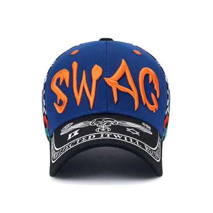 Nuovo cappellino da baseball casual alla moda con ricamo e stampa lettering, protezione solare per esterni