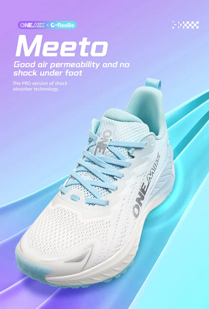 Sapatilhas de Running Casual ONEMIX Respiráveis de Verão para Jogging Homem, Sapatilhas Leves para Ginásio Mulher, Calçado Desportivo de Exterior Masculino com Amortecimento