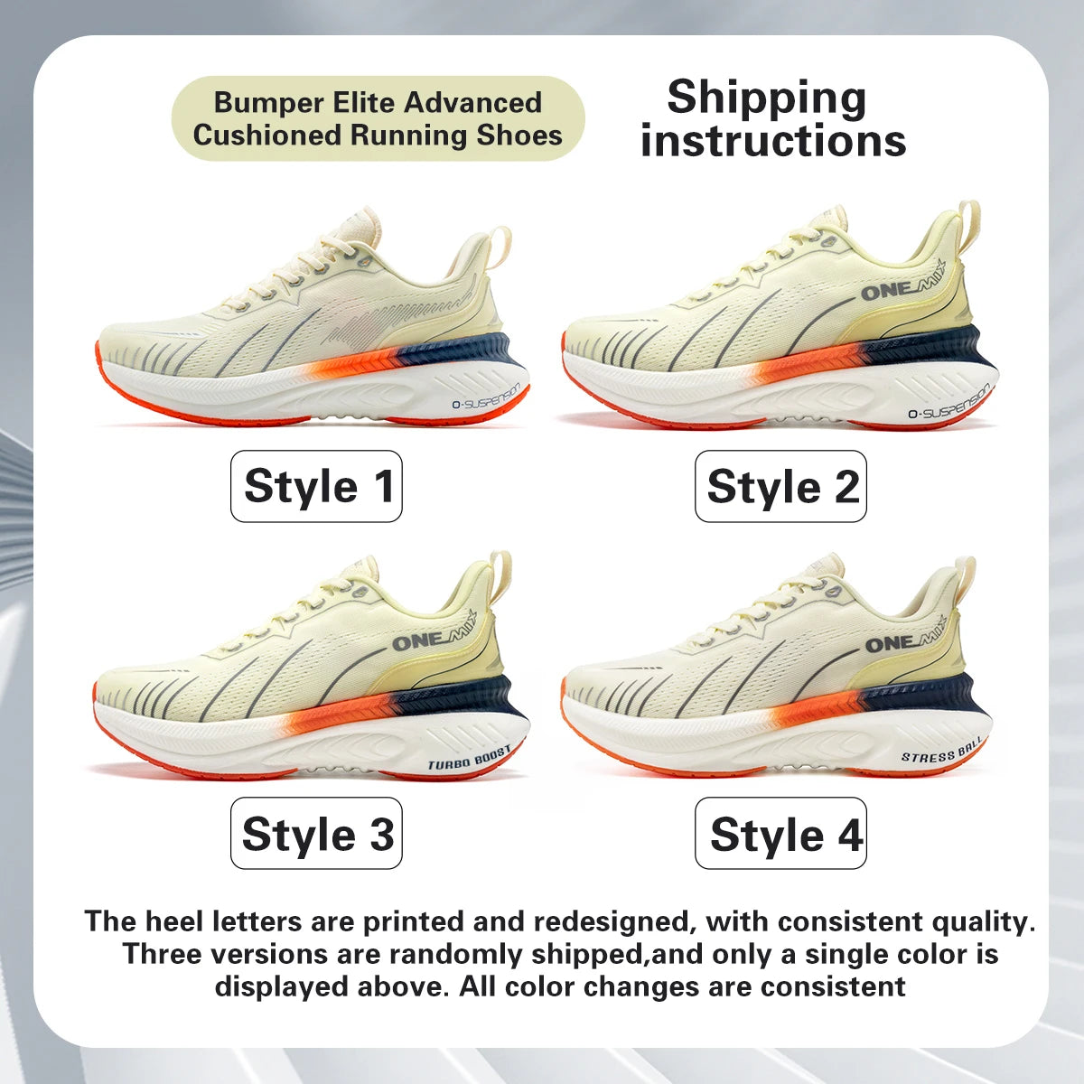 Zapatillas de running ONEMIX New Cushioning para hombre, aptas para corredores pesados, deportivas con cordones para mujer, antideslizantes, de exterior, deportivas para hombre