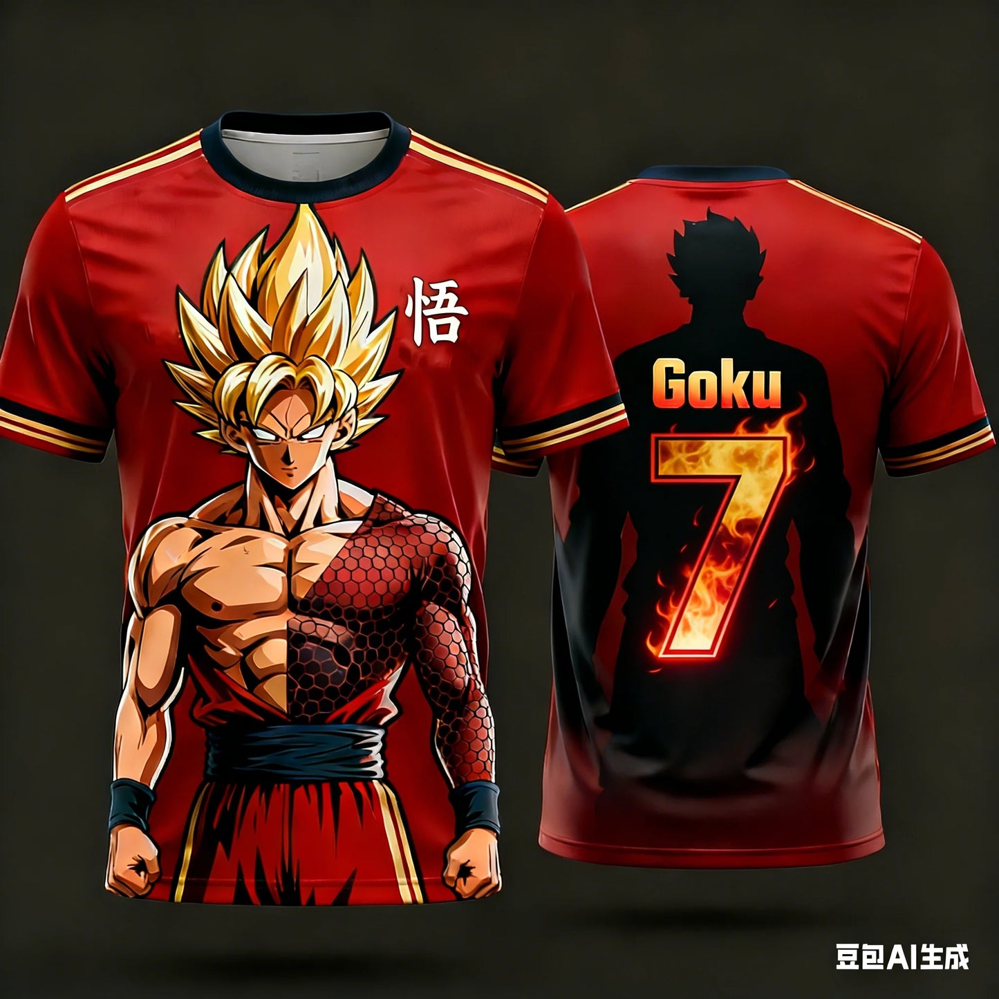 T-shirt casual Dragon Ball de verão 2026 para homem, com estampado 3D, manga curta, corte largo, respirável, para mulher e criança, estilo desportivo