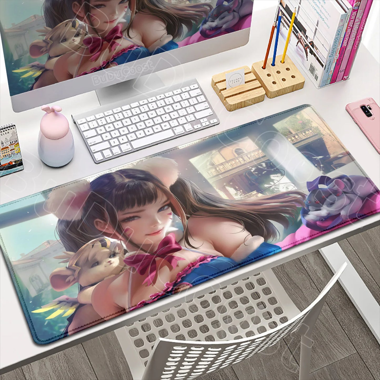 Produit gaming premium Fraquane, produits de luxe, nouvelle génération, équipement gamer Large XXL DIY Cool Overwatch Mouse Pad Keyboard Table Gaming Accessories Non-Slip Rubber Edge locking spped Laptop Rug desk Mat