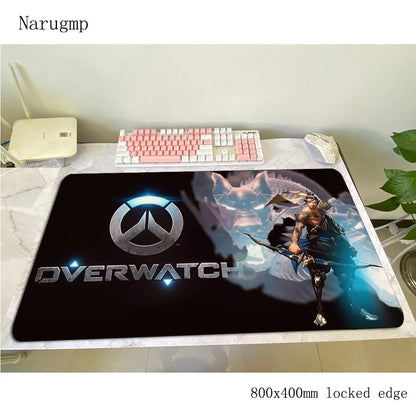 overwatch padmouse 80x40cm gaming mousepad game Halloween Gift large mouse pad gamer computer desk big mat notbook mousemat pc