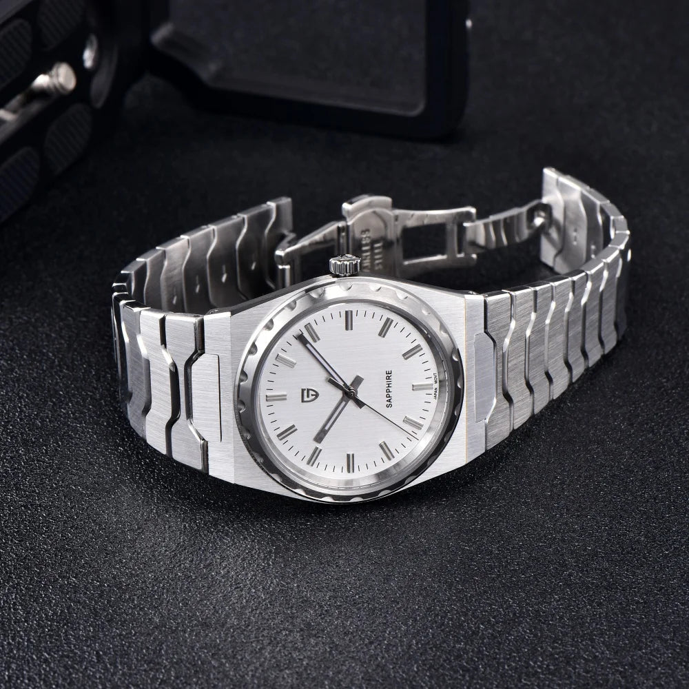 PAGANI DESIGN 2026 New Thin 7mm Fashion Men's Quartz Watch 10Bar Waterproof Stainless Steel Sapphire C3 Upgrade V2 reloj hombre