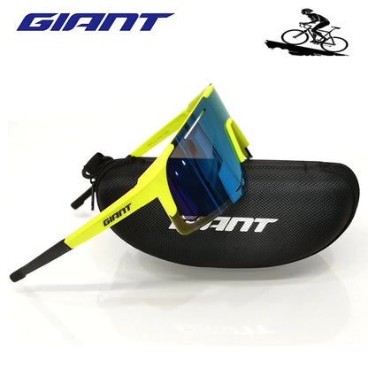 Giant Professional Grade Cycling Sunglasses - UV Protection, Anti-Glare, Impact Resistant, Outdoor Sports with case