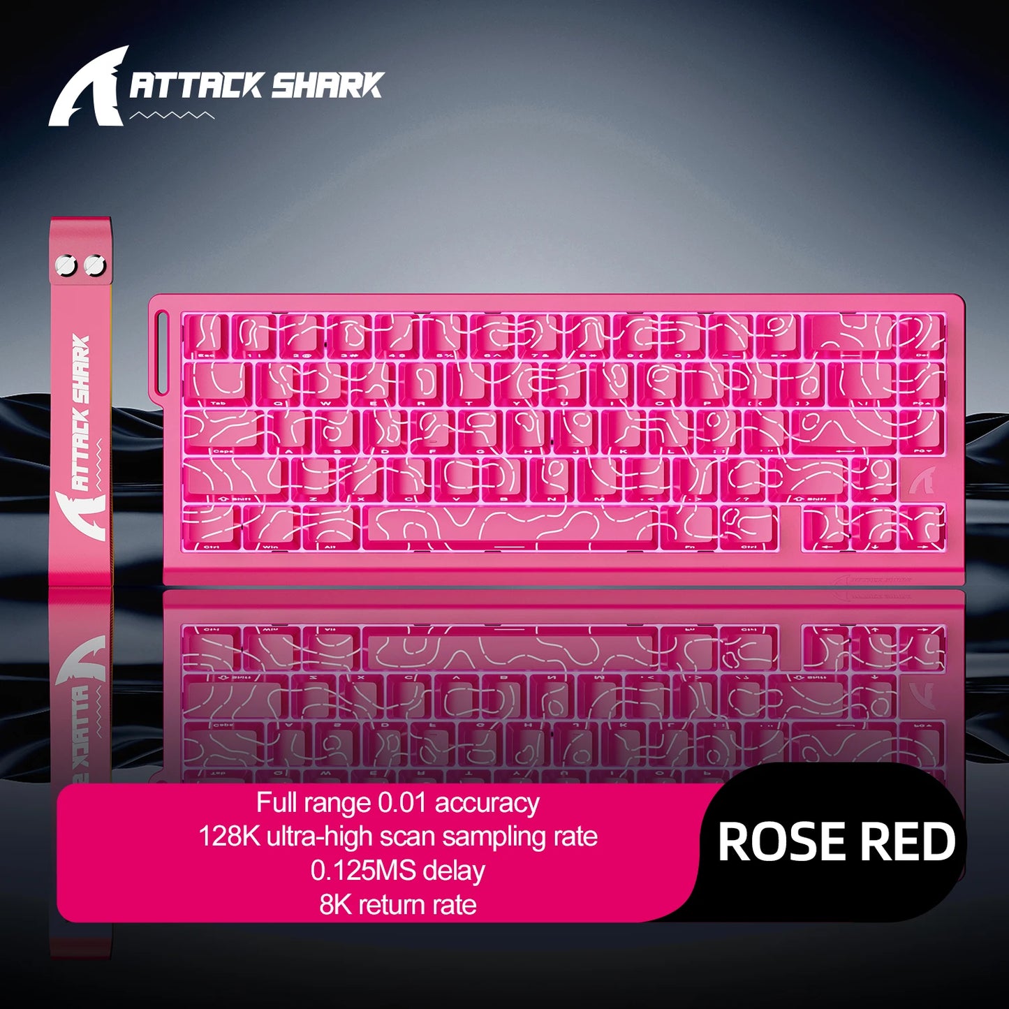 Magnetic Switch Keyboard ATTACK SHARK X68HE X68PRO HE and FREEWOLF F68 Wired F68Pro Wireless for Pro Gaming 0.01mm Rapid Trigger
