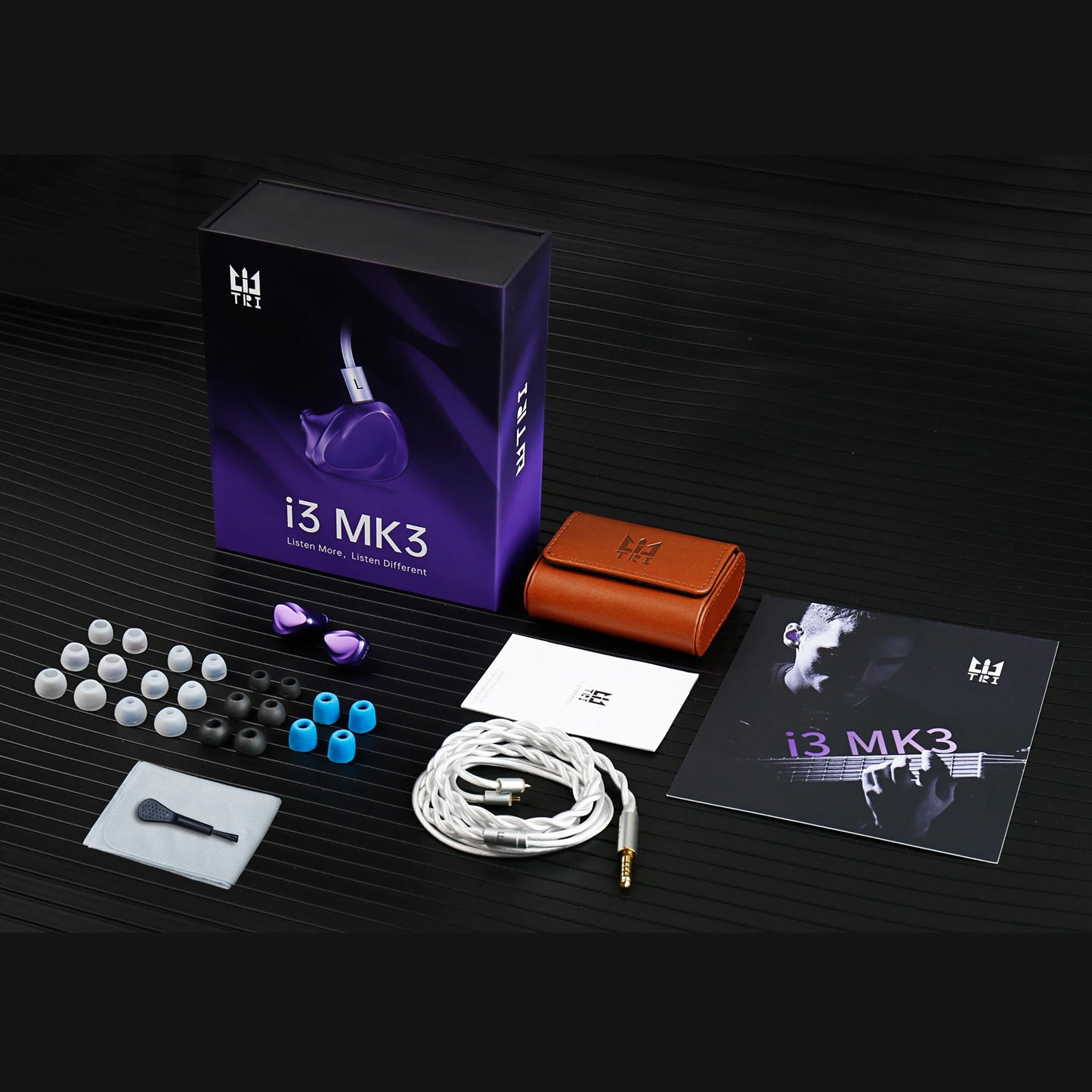 TRI I3 MK3 Hybrid In-Ear Earphones – 3rd Gen Planar BA DD HiFi Wired Earbuds High Resolution Audio