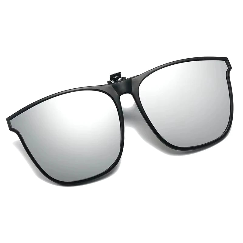 Polarized Rimless Men Clip On Sunglasse Glasses Narrow Clip-on Lenses Women Anti-glare Sunglasses UV400 Goggles New In