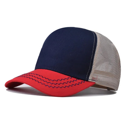 Baseball Cap Adult Net cap Shallow curved eaves Hat Unisex Summer hat Breathable hat shade Spring Autumn Cap Hip Hop Fitted Cap