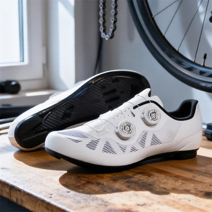 Zapatillas de ciclismo ultraligeras de carretera y montaña para hombre, MTB profesionales, zapatillas de ciclismo SPD con cierre automático, zapatillas de ciclismo de carretera para mujer
