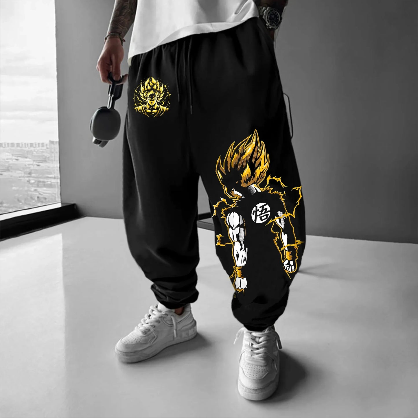 2025 Dragon Ball GOKU Majin Buu Anime Peripheral Trousers American Sports Autumn Men's and Women's Cotton Leggings