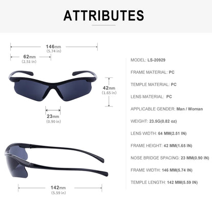 Sports Sunglasses Women Outdoor Cycling Goggle Men Fashion One-Piece Windproof Sunglass Male 2026 New Semi-Rimless Sun Glasses