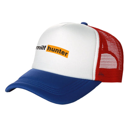 Milf Hunter Trucker Caps Fashion Cool Milf Hunter Hats Baseball Cap Summer Outdoor Sun Mesh Caps MZ-506