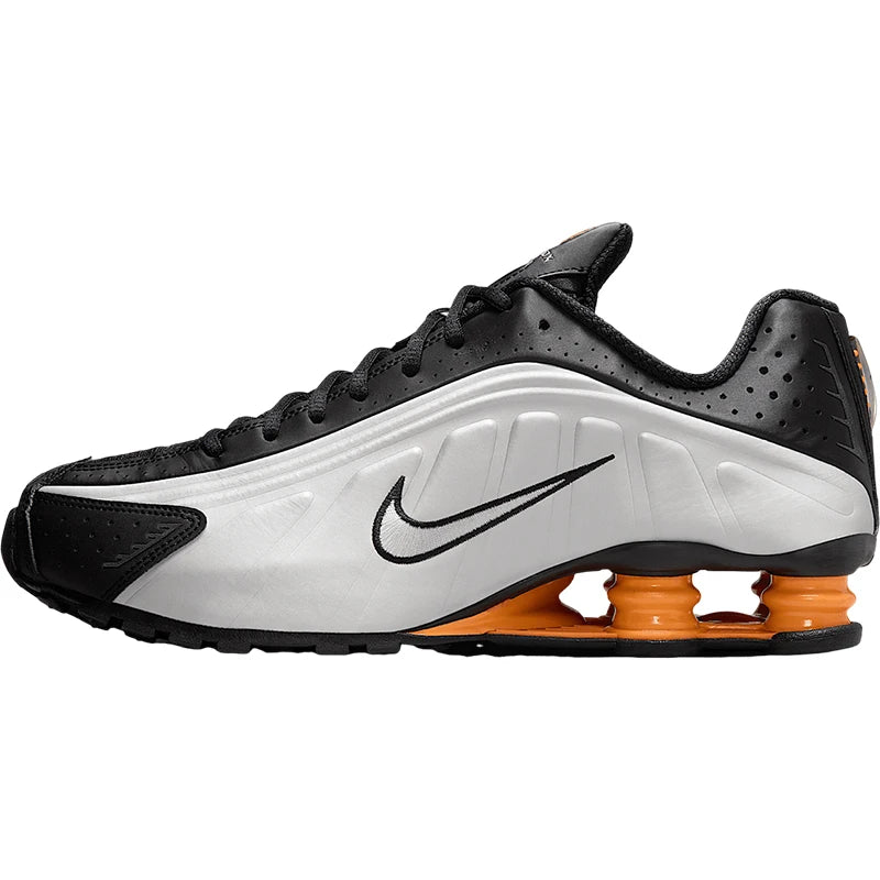 Offizielle authentische Nike SHOX R4 Herren-Laufschuhe, gedämpft, verschleißfest, Low-Top, HQ1988-003
