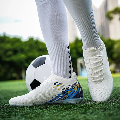 Casual Comfortable Men's Sports Shoes Soccer Shoes Men Anti-slip Outdoor Grass Training Breathable Lace-up Football Boots