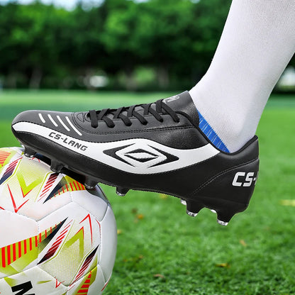 New Men’s Football Boots Grass Cleats Soccer Shoes Match Adult Indoor Ultralight Non-Slip Boys Futsal Sport Turf Comfortable