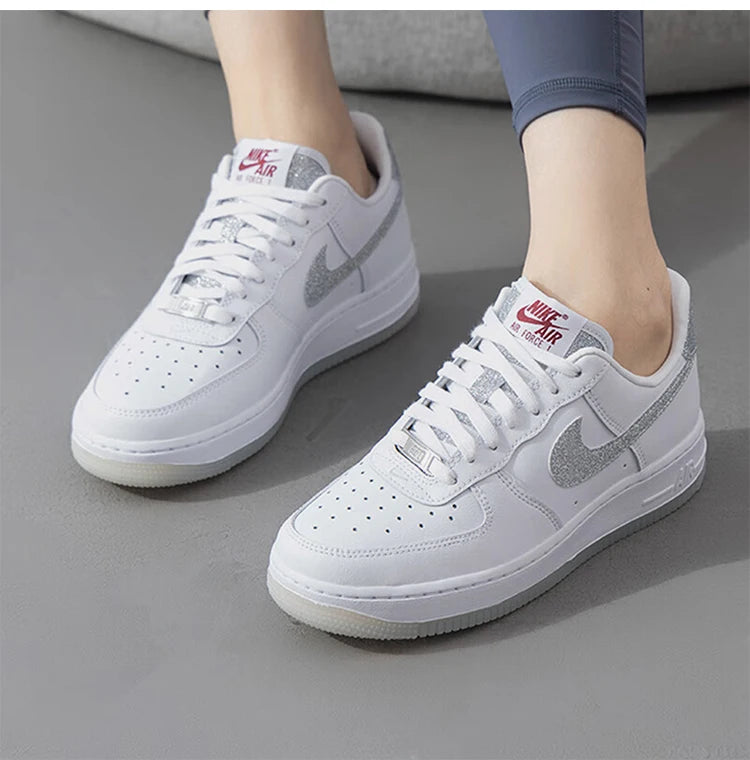 Ténis casuais minimalistas clássicos para mulher, novos e genuínos da Nike, modelo HQ3461-191