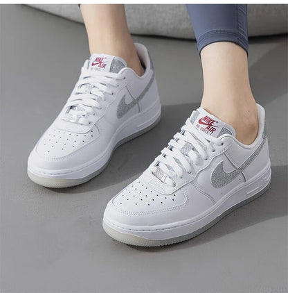 Ténis casuais minimalistas clássicos para mulher, novos e genuínos da Nike, modelo HQ3461-191