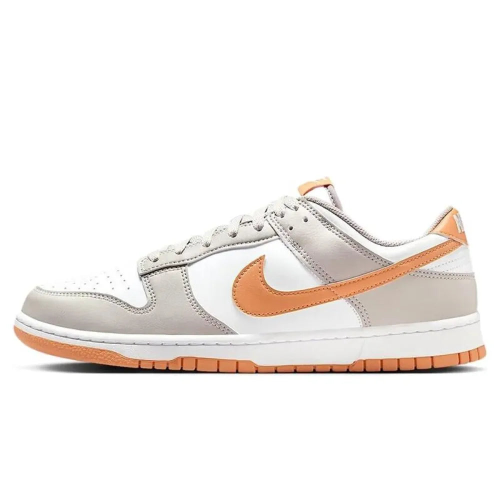 NIKE Dunk Low Retro Women's Shoes Pink & White Low-Top Retro Casual Sneakers Durable Athletic Shoes Skate Shoes DD1873-112