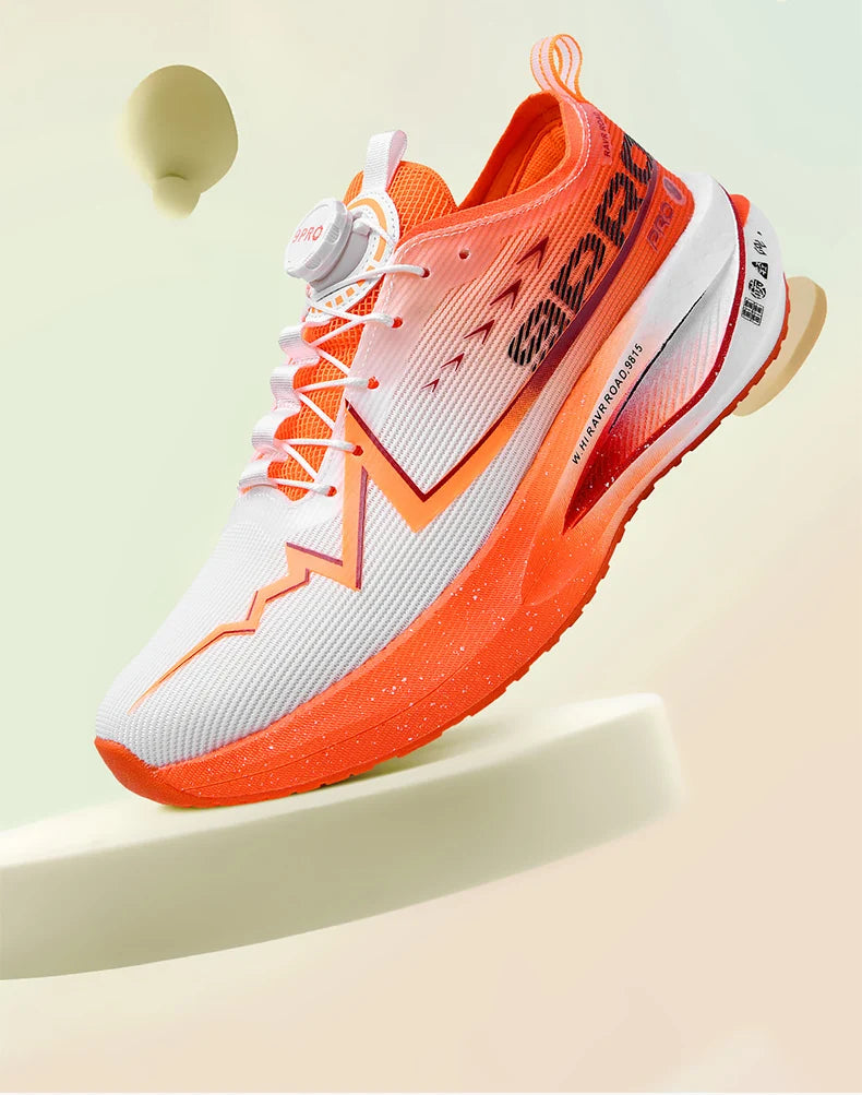 Men Marathon Running Shoes Carbon Board Specialty Sports Breathable Lightweight Women's Comfortable Athletic Nonskid Sneakers