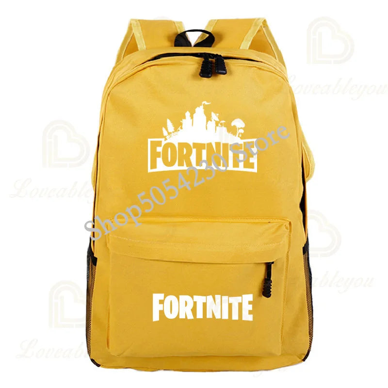 Fortnite Games Backpack Fortnite School Bags for Teenagers Unisex Schoolyard Laptop Mochilas Travel Casual Bags