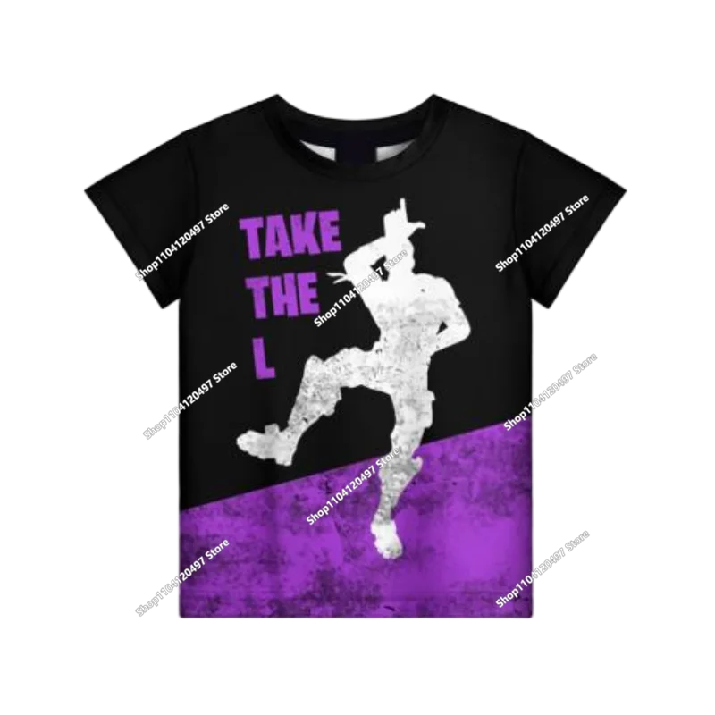 Camisola com Capuz Infantil de Outono — T-shirt Hoodie Fortnite Nova, Roupa Casual Confortável para Crianças, Estilo Streetwear