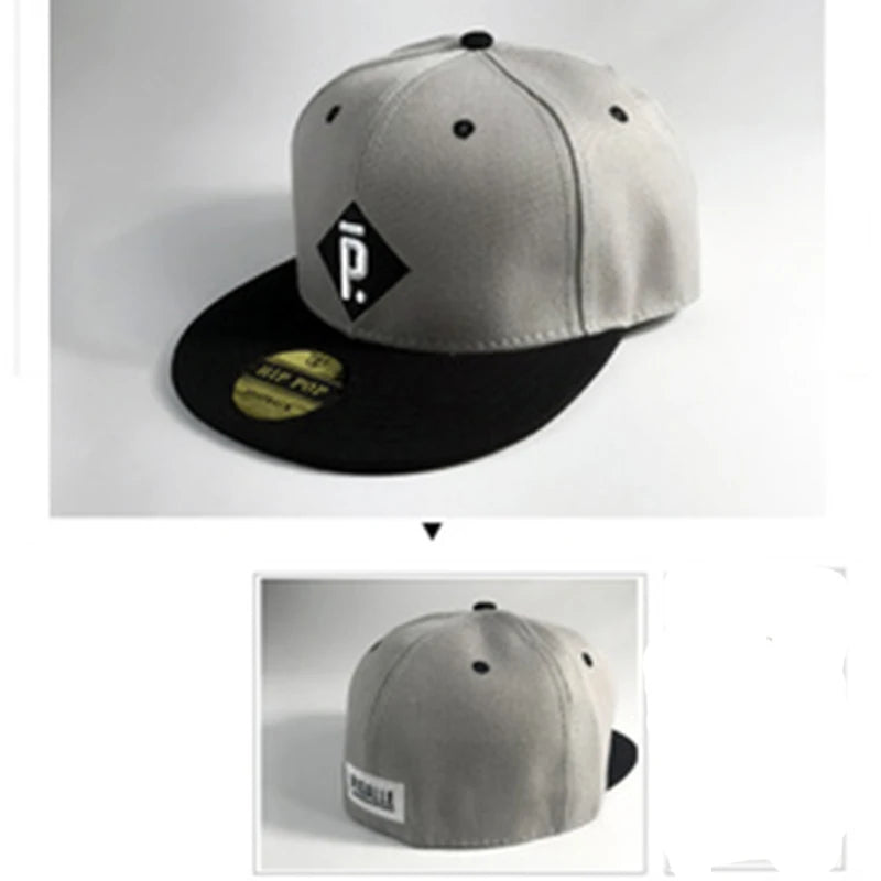 Broderi Lukket Tætsiddende Kasket Hat Nye Størrelser Sun Trucker York Herre Skærm Hip Hop Enfarvet Baseball Snapback Blank Ensfarvet Skærm Skygge Era