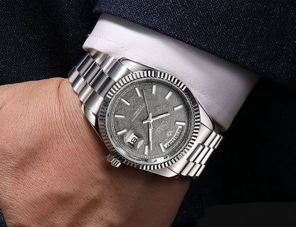 Relógio masculino CADISEN DD40 de luxo, automático, mecânico, com vidro de safira AR, 10Bar, movimento MIYOTA 8285, novidade 2023