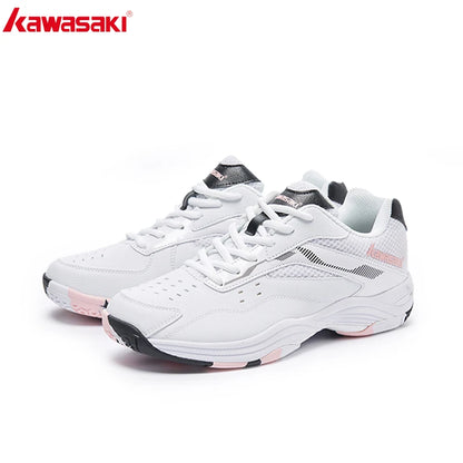 Sapatilhas de badminton masculinas Kawasaki. Sapatilhas desportivas profissionais para mulher. Sapatilhas respiráveis para recintos fechados. K-086