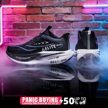 Men’s Running Shoes with Carbon Board, Specialty Marathon Sports, Breathable, Lightweight, Comfortable Women’s Athletic Non-Skid Sneakers
