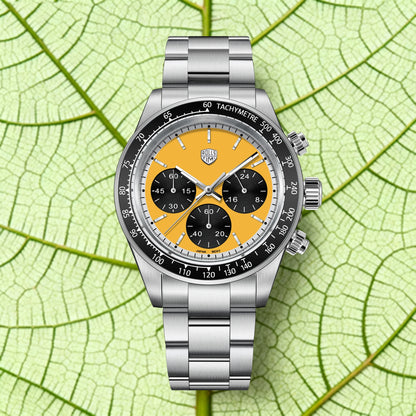 ROSSITIMI Urban Premium Men Quartz Watch Light Luxury Sports Stainless Steel VK63 Tachymeter Luminous 100m Diving Luminous Watch